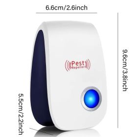 1pc Ultrasonic Pest Repeller; Ultrasonic Pest Repellent Plug In; Pest Control Indoor For Mosquito; Insect; Mice; Spider; Bug; Ant; Cockroach