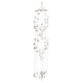 Handcrafted Spiral Shell Wind Chimes Hanging Ornament Mediterranean Bedroom Decor Bohemian Garden Wind Chimes