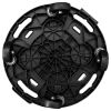 Plant Trolleys with Wheels 5 pcs Diameter 15.7" Black 606.3 lb