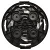 Plant Trolleys with Wheels 5 pcs Diameter 15.7" Black 606.3 lb