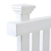 Privacy Screen Panels Kit Air Conditioner Trash Can Enclosure Vinyl white color