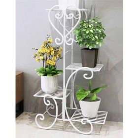 Metal Plant Stands;  Heavy Duty Flower Pot Stands for Multiple Plant (Color: black)