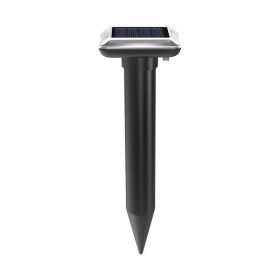 Ultrasonic Repeller; Solar Snake Repellent; Outdoor Waterproof Mole Repellent; Pest Control Tools With Stakes (Quantity: 2pcs)