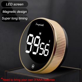 Magnetic Kitchen Timer Rotary Digital Timer Manual Countdown Alarm Clock Mechanical Cooking Timer Cooking Shower Study Stopwatch (Ships From: China)