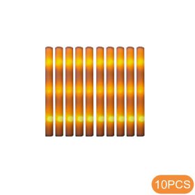 10Pcs Glow Sticks Bulk Colorful LED Foam Stick Cheer Bar Party Foam Glitter Glow Sticks Portable Luminous Atmosphere Party Props (Color: Type B3)