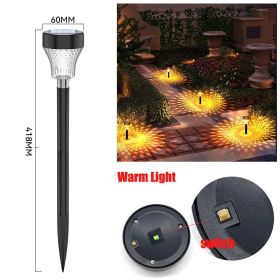 Solar Outdoor Lights New Garden Lamps Powered Waterproof Landscape Path for Yard Backyard Lawn Patio Decorative LED Lighting (Lighting Shade Color: Upgrade 2 RGB)
