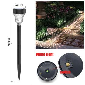 Solar Outdoor Lights New Garden Lamps Powered Waterproof Landscape Path for Yard Backyard Lawn Patio Decorative LED Lighting (Lighting Shade Color: Square)