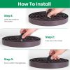 4Pcs 12.8IN Or 14IN Plant Caddy With Wheels Up to 187LBS Load Capacity Rolling Plant Stand