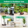 4Pcs 12.8IN Or 14IN Plant Caddy With Wheels Up to 187LBS Load Capacity Rolling Plant Stand