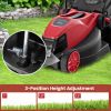 10 AMP 13 Inch Electric Corded Lawn Mower with Collection Box